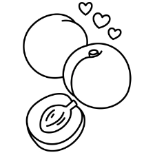 Apricot Coloring Page