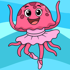 Ballerina Jellyfish Printable