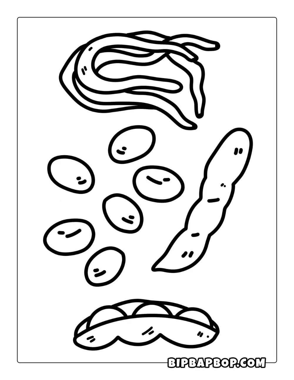Beans Coloring Page