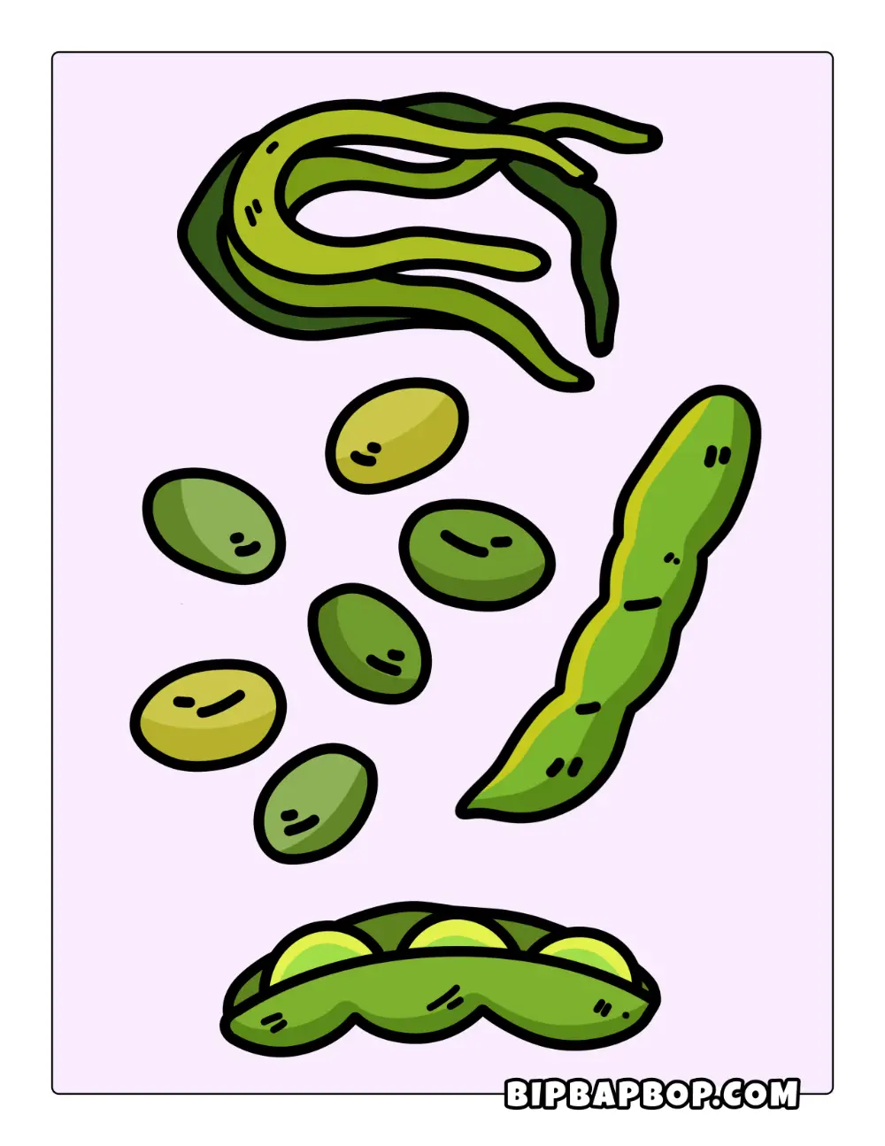 Beans Coloring Page