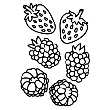 Berry Collection Coloring Page