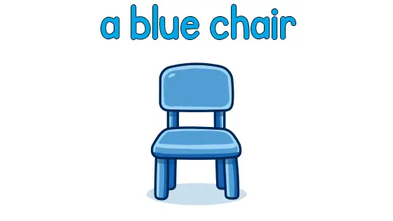 A Blue Chair Printable