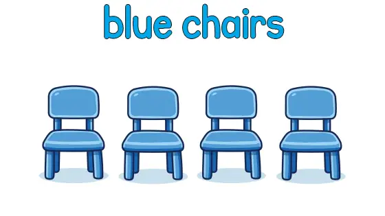 Blue Chairs Printable