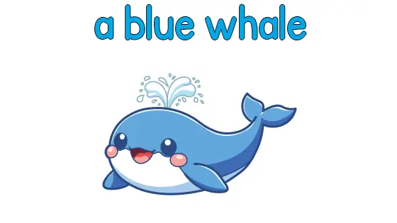 A Blue Whale Printable