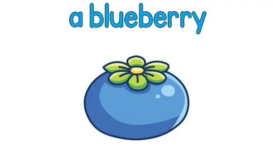 A Blueberry Printable