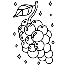 Grapes Coloring Page