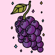 Grapes Coloring Page