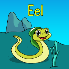 Happy Eel Printable