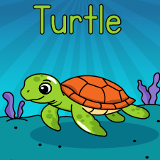 Happy Turtle Printable