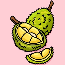 Jackfruit Coloring Page