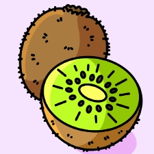 Kiwi Coloring Page