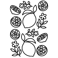 Lemon Coloring Page