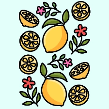 Lemon Coloring Page