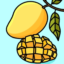 Mango Coloring Page