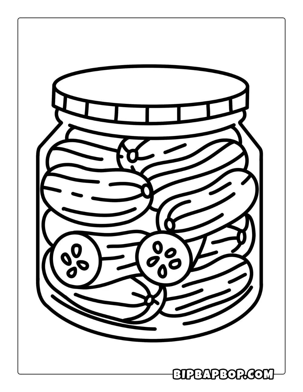 Pickles Coloring Page