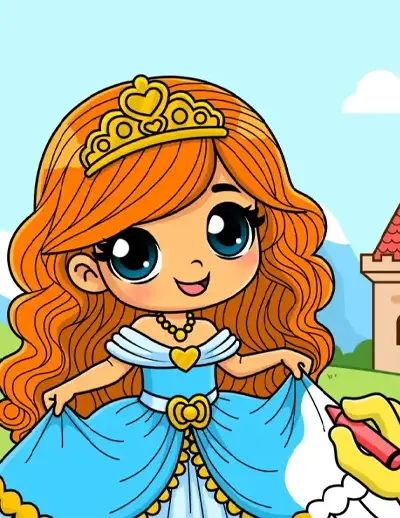 Princess coloring pages