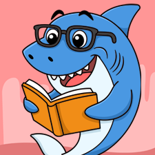 Shark Reading A Book Printable