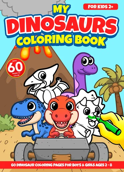 My Dinosaurs Coloring Book cover
