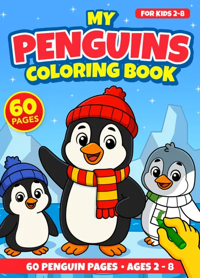 My Penguin Coloring Book cover