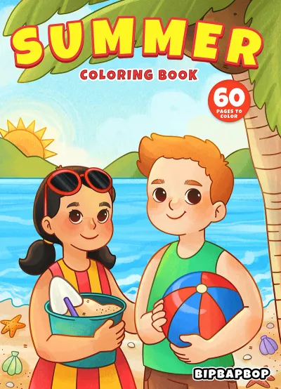 Summer Coloring Book cover