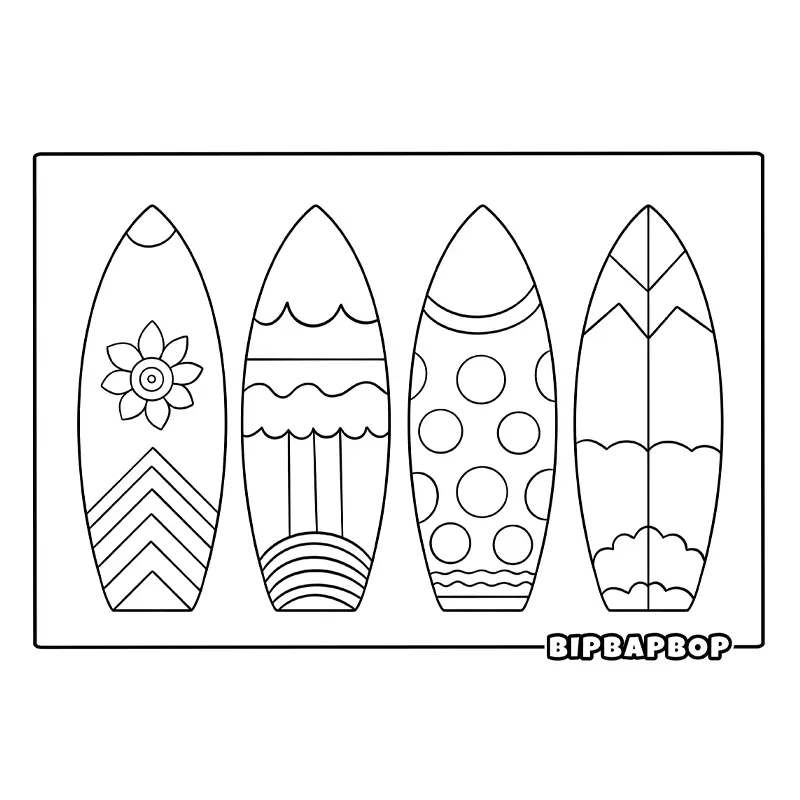 surfboards with different designs