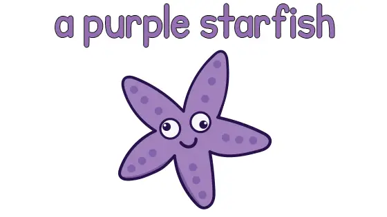 A Purple Starfish Coloring Page