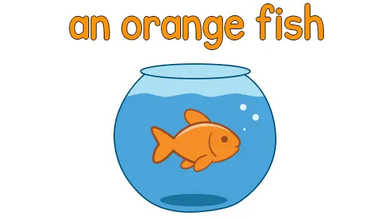 An Orange Fish Coloring Page