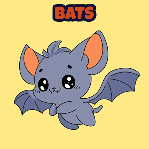 Bat Colouring Pages