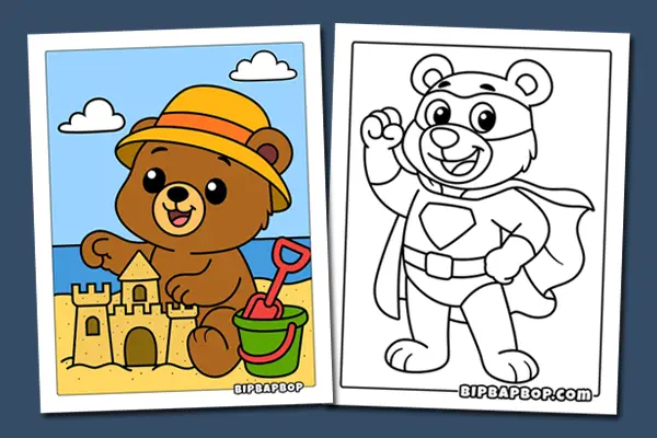 Bear Coloring Pages