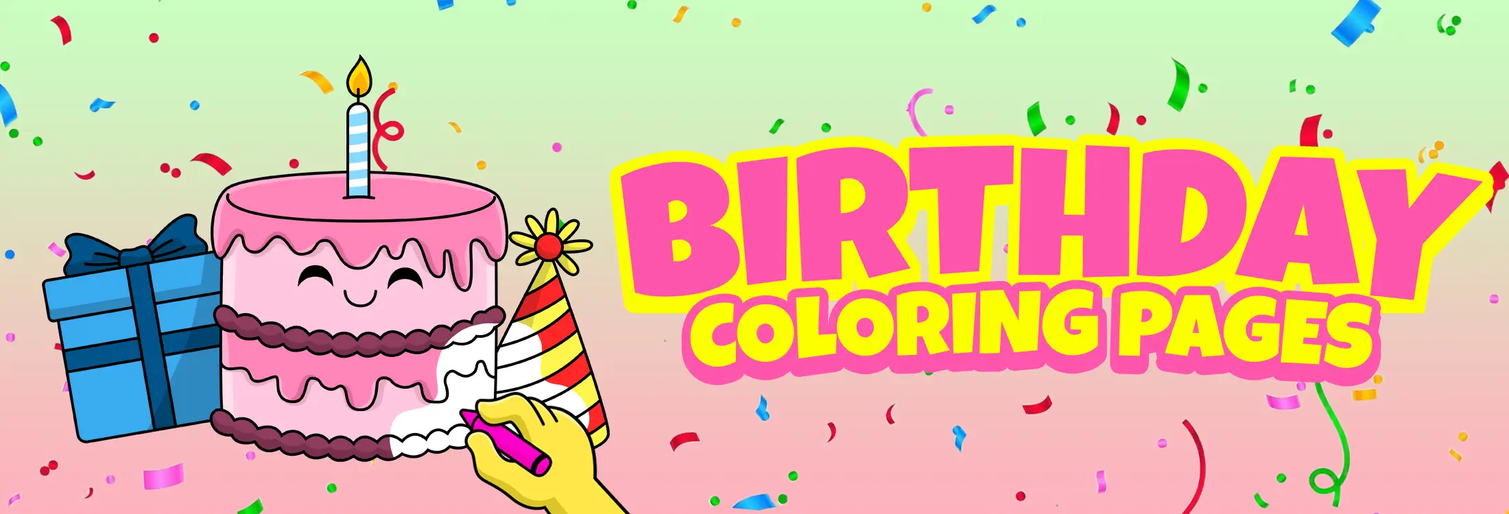 Birthday Coloring Pages