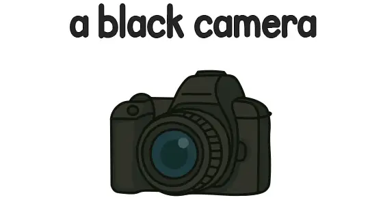 A Black Camera Printable
