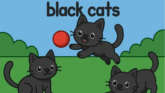 Black Cats Printable
