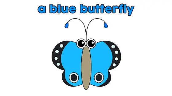A Blue Butterfly Coloring Pages Free PDF Download Color