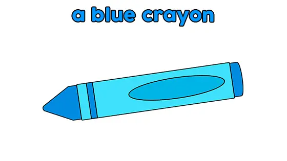 A Blue Crayon Coloring Pages Free PDF Download Color