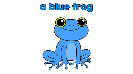 A Blue Frog Coloring Pages Free PDF Download Color