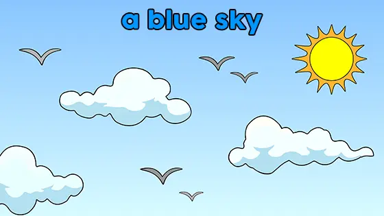 A Blue Sky Coloring Pages Free PDF Download Color