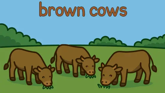 Brown Cows Printable