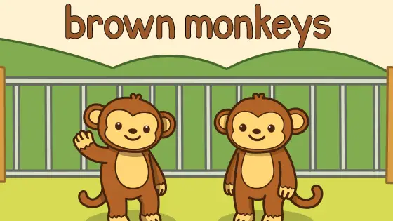 Brown Monkeys Printable