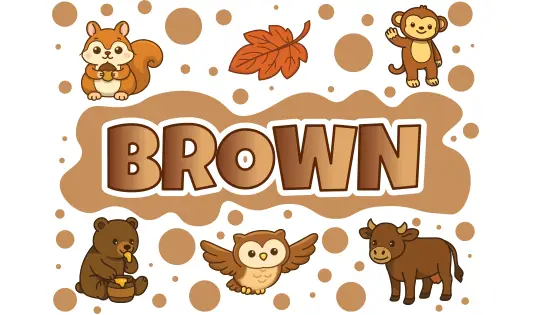 Brown Things in Nature Printable