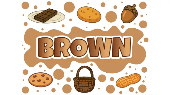 Brown Things Printable