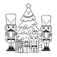 Christmas Nutcracker Printables Black & White