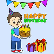 Cute Birthday Boy Printable