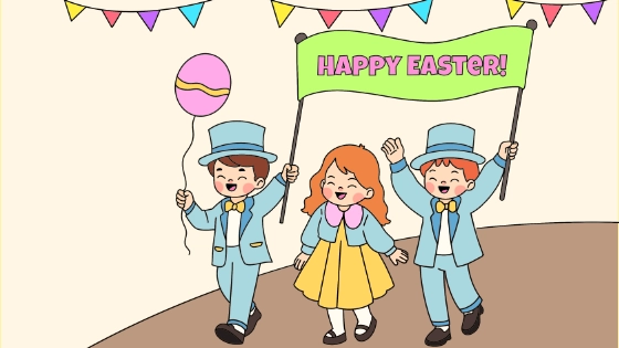 Easter Parade Coloring Page