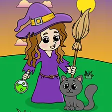 Easy Cute Witch Printables