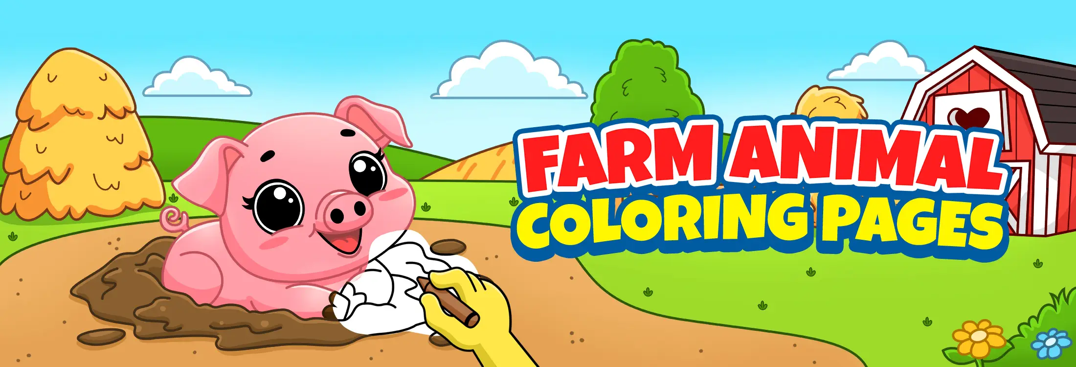 Farm Animal Coloring Pages