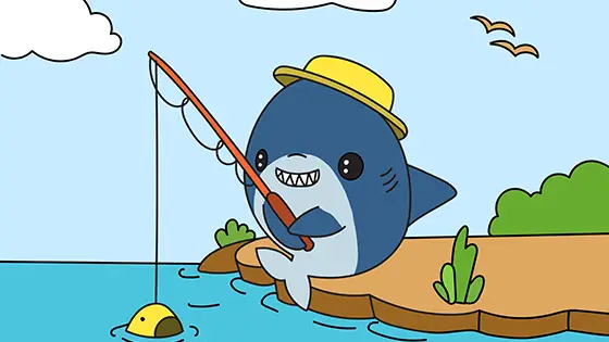 Fisherman Shark Printable