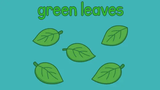 Green Leaves Coloring Page