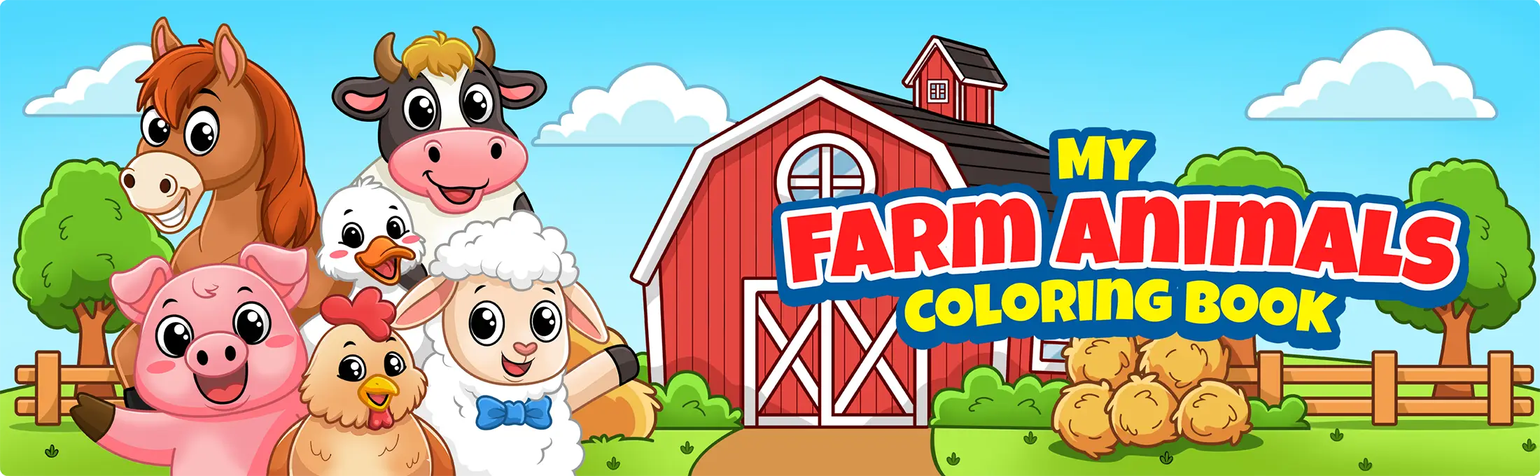 my farm animals coloring book