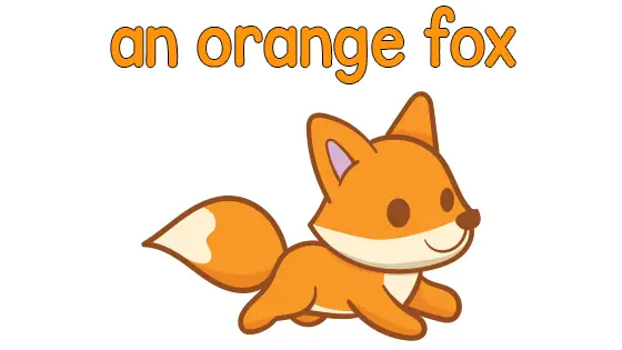 An Orange Fox Coloring Page