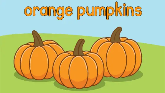 Orange Pumpkins Coloring Page